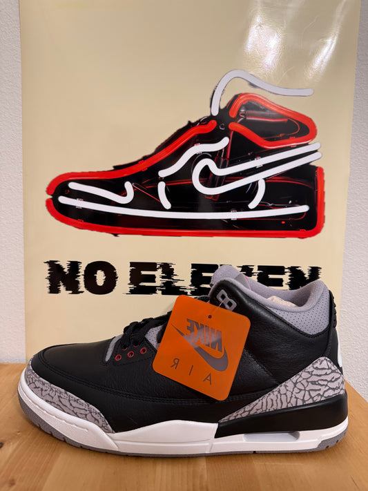 Air Jordan 3 Black Cement